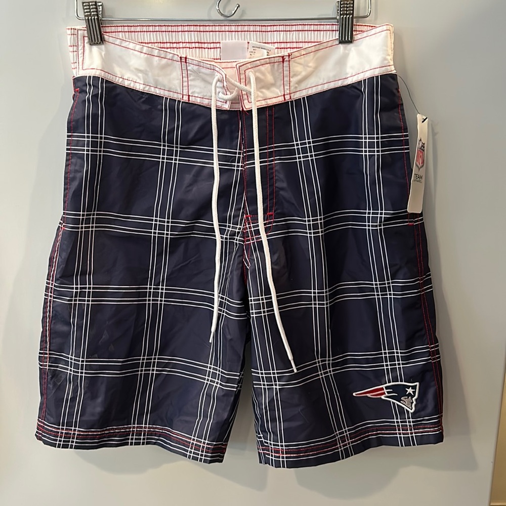 NFL New England Patriots Swim Trunks NWT
